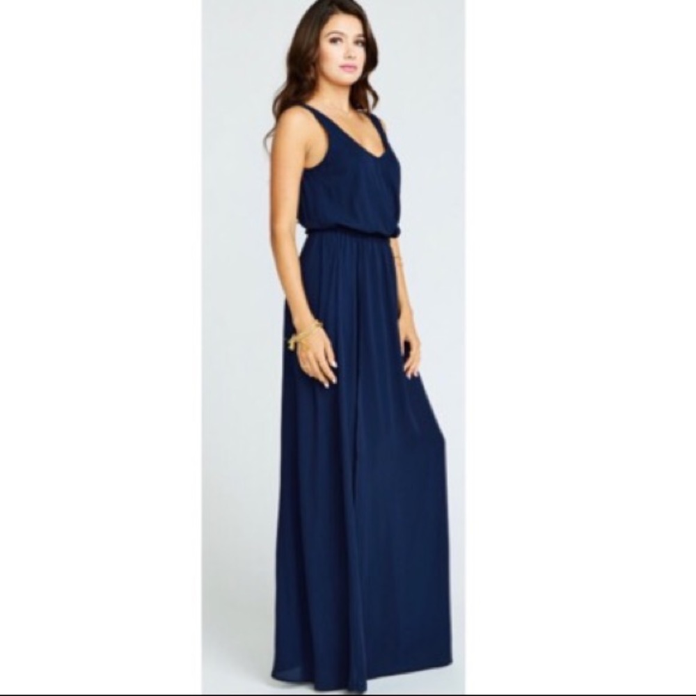 SHOW ME YOUR MUMU LIKE NEW Kendall Maxi in Navy